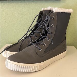 Timberland Women's Gray Sneaker Boots, size 8.5